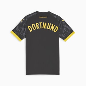 Borussia Dortmund 23/24 Youth Football Away Jersey, PUMA Black-Cyber Yellow, extralarge-IND