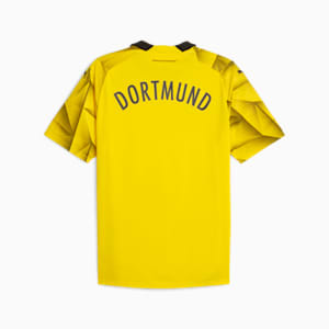 Borussia Dortmund 23/24 Men's Third Jersey, Cyber Yellow-PUMA Black, extralarge