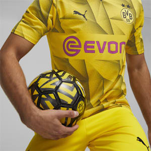 Borussia Dortmund 23/24 Men's Third Jersey, Cyber Yellow-PUMA Black, extralarge