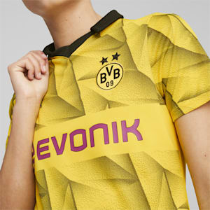 Borussia Dortmund 23/24 Third Women's Jersey T-shirt, Cyber Yellow-PUMA Black, extralarge-IND