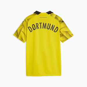 Borussia Dortmund 23/24 Youth Football Third Jersey, Cyber Yellow-PUMA Black, extralarge-IND