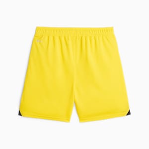 Borussia Dortmund Youth Football Shorts, Cyber Yellow-PUMA Black