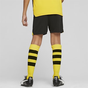 Borussia Dortmund Youth Football Shorts, PUMA Black-Cyber Yellow, extralarge-GBR