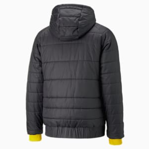 Borussia Dortmund Half-Zip Reversible Jacket Men, PUMA Black-Cyber Yellow