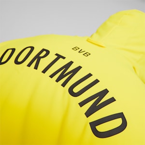 Borussia Dortmund Men's Half-Zip Reversible Jacket, PUMA Black-Cyber Yellow
