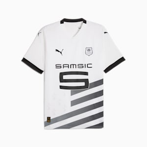 Stade Rennais F.C. 23/24 Away Jersey Men, PUMA White-PUMA Black, extralarge-GBR