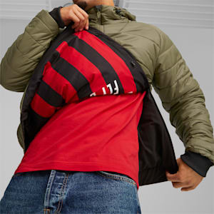 A.C. Milan Half-Zip Reversible Jacket Men, PUMA Black-Tango Red