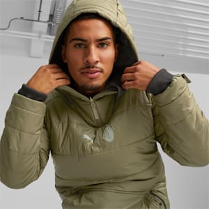 A.C. Milan Half-Zip Reversible Jacket Men, PUMA Black-Tango Red