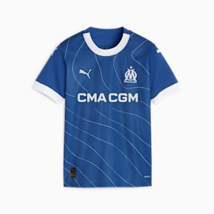 Olympique de Marseille 23/24 Youth Away Jersey, PUMA Team Royal-Clyde Royal, extralarge-GBR