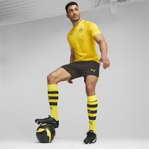 メンズ ドルトムント 2023-24 トレーニング Tシャツ, Cyber Yellow-PUMA Black, extralarge-JPN