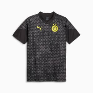 Jersey de entrenamiento de fútbol Borussia Dortmund para hombre, PUMA Black-Cyber Yellow, extralarge