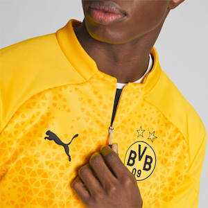 Polar de entrenamiento de fútbol Borussia Dortmund para hombre, Cyber Yellow-PUMA Black, extralarge