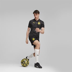 Borussia Dortmund Men's Football Training Shorts, PUMA Black-Cyber Yellow, extralarge-IND