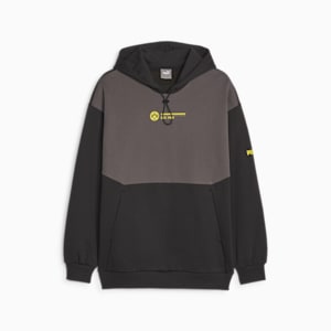 Borussia Dortmund Men's FtblCulture Hoodie, Shadow Gray-PUMA Black, extralarge-IND