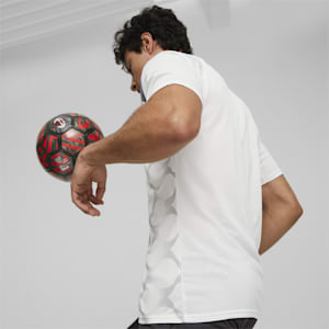 AC Milan Men's Prematch Jersey, PUMA White-Gray Tile, extralarge
