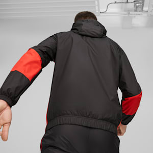 AC Milan Men's Prematch Jacket, PUMA Black-For All Time Red, extralarge-GBR