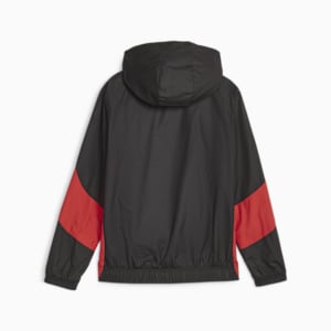 キッズ ACミラン 2023-24 プレマッチ ウーブンジャケット 116cm-164cm, PUMA Black-For All Time Red, extralarge-JPN