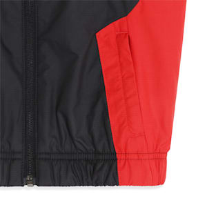 キッズ ACミラン 2023-24 プレマッチ ウーブンジャケット 116cm-164cm, PUMA Black-For All Time Red, extralarge-JPN