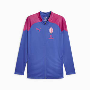 AC Milan Men's Football Training Jacket, Royal Sapphire, extralarge-IND