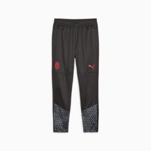 Pants de entrenamiento de fútbol del AC Milan, PUMA Black-Flat Medium Gray, extralarge