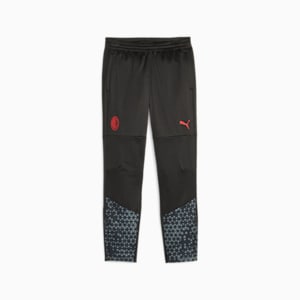 AC Milan Football Youth Training Pants, PUMA Black-Flat Medium Gray, extralarge-GBR