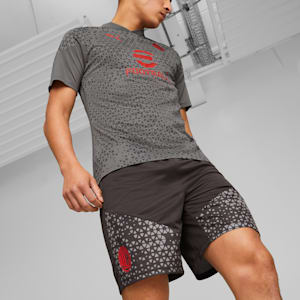 AC Milan Football Training Shorts, PUMA Black-Flat Medium Gray, extralarge-GBR
