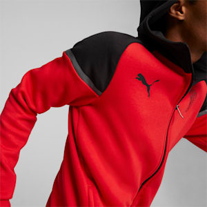 AC Milan Football Casuals Hooded Jacket, For All Time Red-PUMA Black, extralarge-GBR