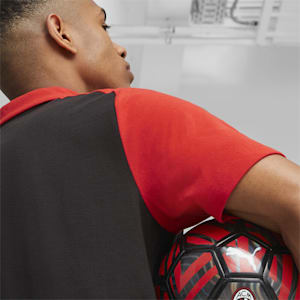 AC Milan Casuals Men's Polo, PUMA Black-For All Time Red, extralarge-GBR