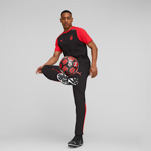 AC Milan Football Casuals Tee, PUMA Black-For All Time Red, extralarge-GBR