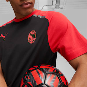 AC Milan Football Casuals Tee, PUMA Black-For All Time Red, extralarge-GBR