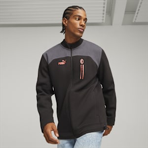 AC Milan FtblCulture Men's Track Jacket, PUMA Black-Strong Gray, extralarge-IND