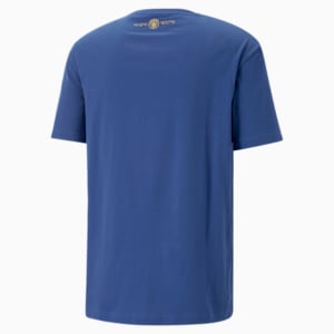 メンズ マンチェスター シティー MCFC チャイニーズ ニューイヤー 半袖 Tシャツ, Blazing Blue-Puma Team Gold