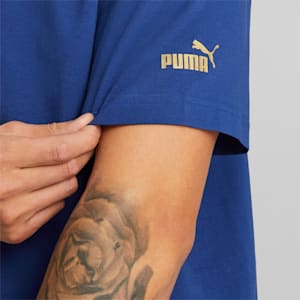 メンズ マンチェスター シティー MCFC チャイニーズ ニューイヤー 半袖 Tシャツ, Blazing Blue-Puma Team Gold, extralarge-JPN