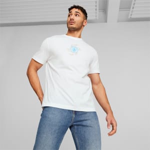 メンズ マンチェスター シティー MCFC チャイニーズ ニューイヤー 半袖 Tシャツ, PUMA White-Puma Team Gold