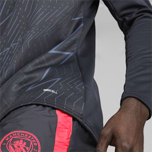 メンズ マンチェスター シティFC 2023-24 プレマッチ ニットトップ, Dark Navy-Hero Blue-Sunset Glow, extralarge-JPN