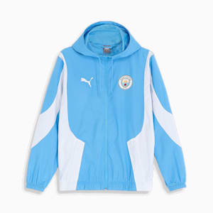 メンズ マンチェスター シティFC 2023-24 プレマッチ ウーブンジャケット, Team Light Blue-PUMA White