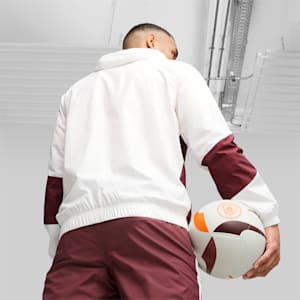 メンズ マンチェスター シティFC 2023-24 プレマッチ ウーブンジャケット, PUMA White-Aubergine, extralarge-JPN