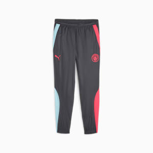 メンズ マンチェスター シティFC 2023-24 プレマッチ ウーブンパンツ, Dark Navy-Hero Blue-Sunset Glow, extralarge-JPN