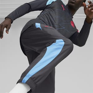 メンズ マンチェスター シティFC 2023-24 プレマッチ ウーブンパンツ, Dark Navy-Hero Blue-Sunset Glow, extralarge-JPN