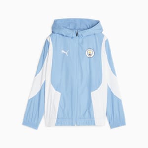 Manchester City F.C. Prematch Anthem Jacket Youth, Team Light Blue-PUMA White, extralarge-GBR