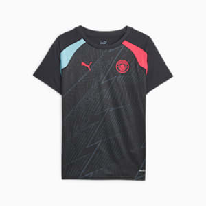 Manchester City Women's Prematch Jersey, Dark Navy-Hero Blue-Sunset Glow, extralarge-GBR