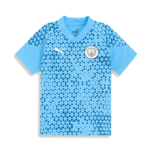 キッズ マンチェスター シティFC 2023-24 トレーニング シャツ 116cm-164cm, Team Light Blue-Lake Blue, extralarge-JPN