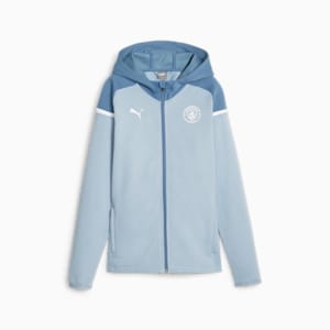 Manchester City Casuals Women's Hoodie, Blue Wash-Deep Dive, extralarge-GBR