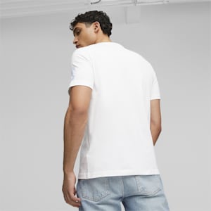 Manchester City FtblCore Graphic Tee, PUMA White-Team Light Blue