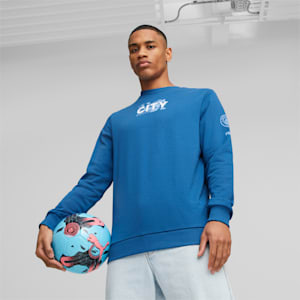 Manchester City FtblCore Men's Football Sweatshirt, Lake Blue-Team Light Blue, extralarge-IND