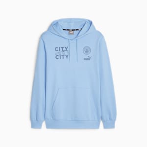 メンズ マンチェスター シティFC FTBLCORE グラフィック フーディー, Team Light Blue-PUMA White