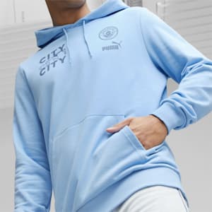 Manchester City FtblCore Hoodie, Team Light Blue-PUMA White, extralarge-GBR