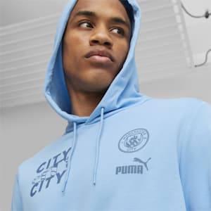 メンズ マンチェスター シティFC FTBLCORE グラフィック フーディー, Team Light Blue-PUMA White