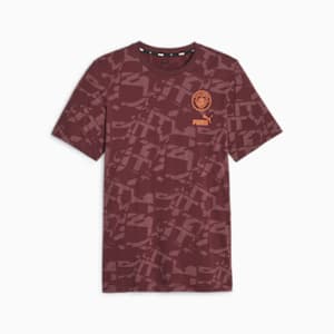 メンズ マンチェスター シティFC FTBLCORE AOP Tシャツ, Aubergine-PUMA White, extralarge-JPN