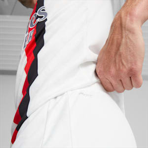 AC Milan Football Shorts, PUMA White-Feather Gray, extralarge-GBR